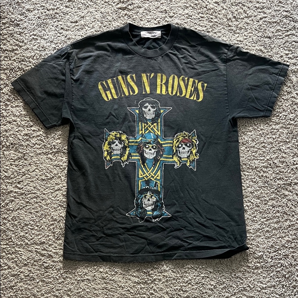 Free People Gray Guns N' Roses Graphic Tee